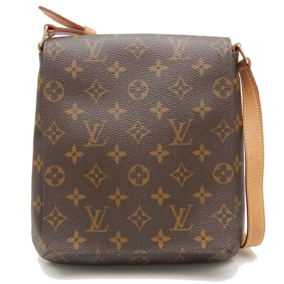 Louis Vuitton Monogram Musette Salsa Short Shoulder Bag Brown - Picture 1 of 7